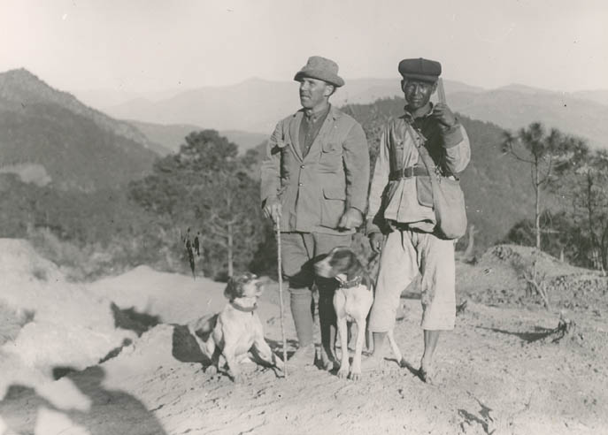 Forrest with chief collector Lao Chao, undated.