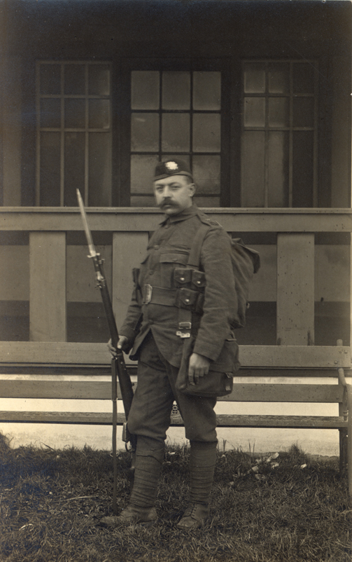 Walter H. Morland in his uniform.