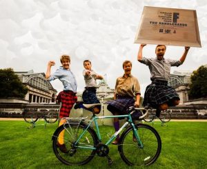 The HandleBards, winers of the Sustainable Practice Award 2014.