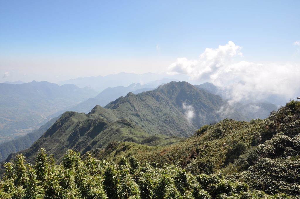 The view from the summit of Fansipan