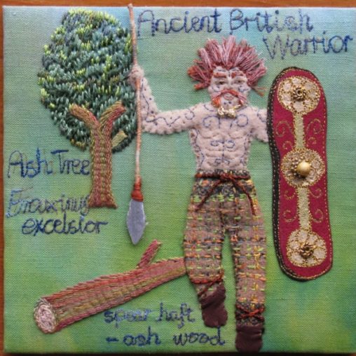 ash warrior sandra kendall embroiderers guild north lonsdale