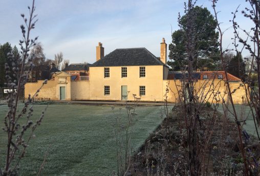 Cottage on a frosty morning