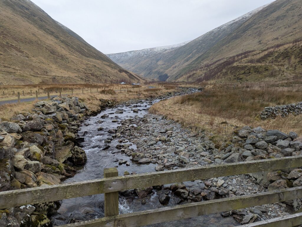 GH upstream from bridge