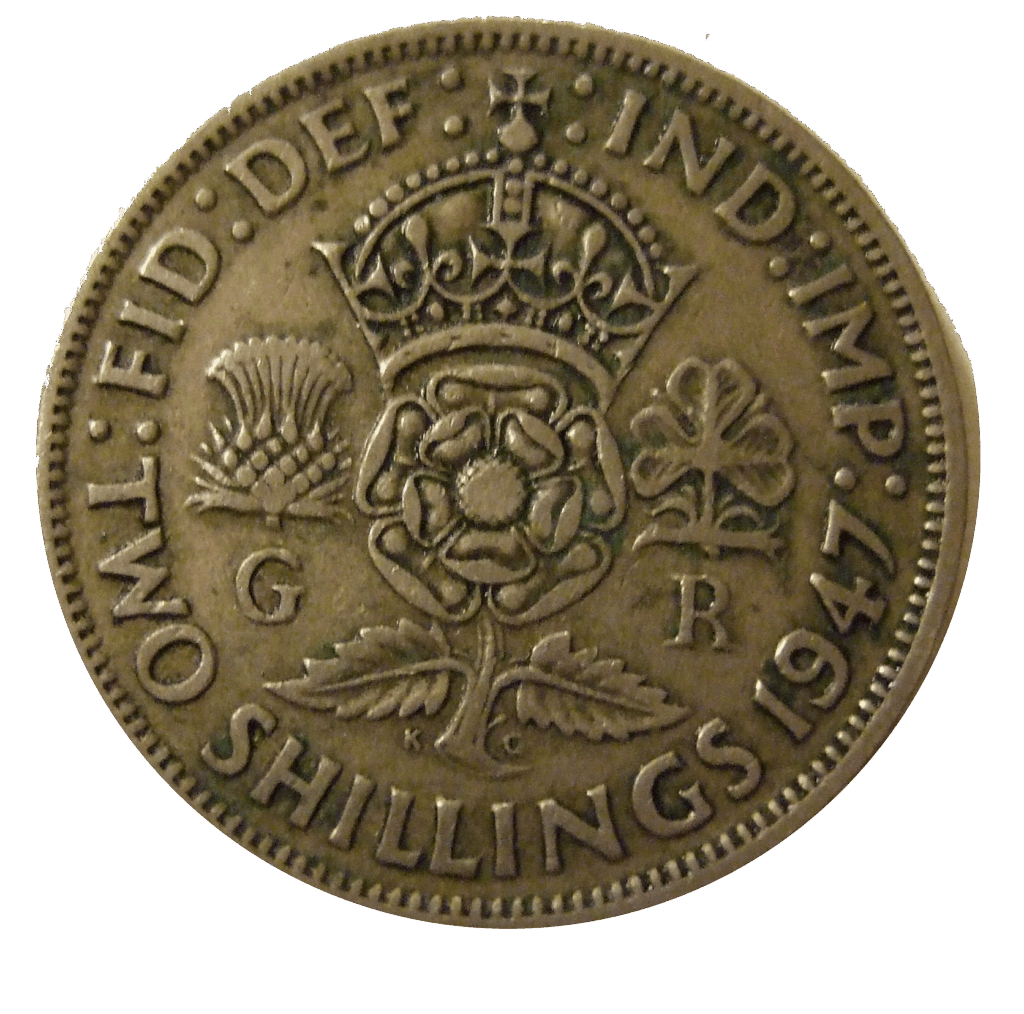 2 shilling florin 1947 cropped
