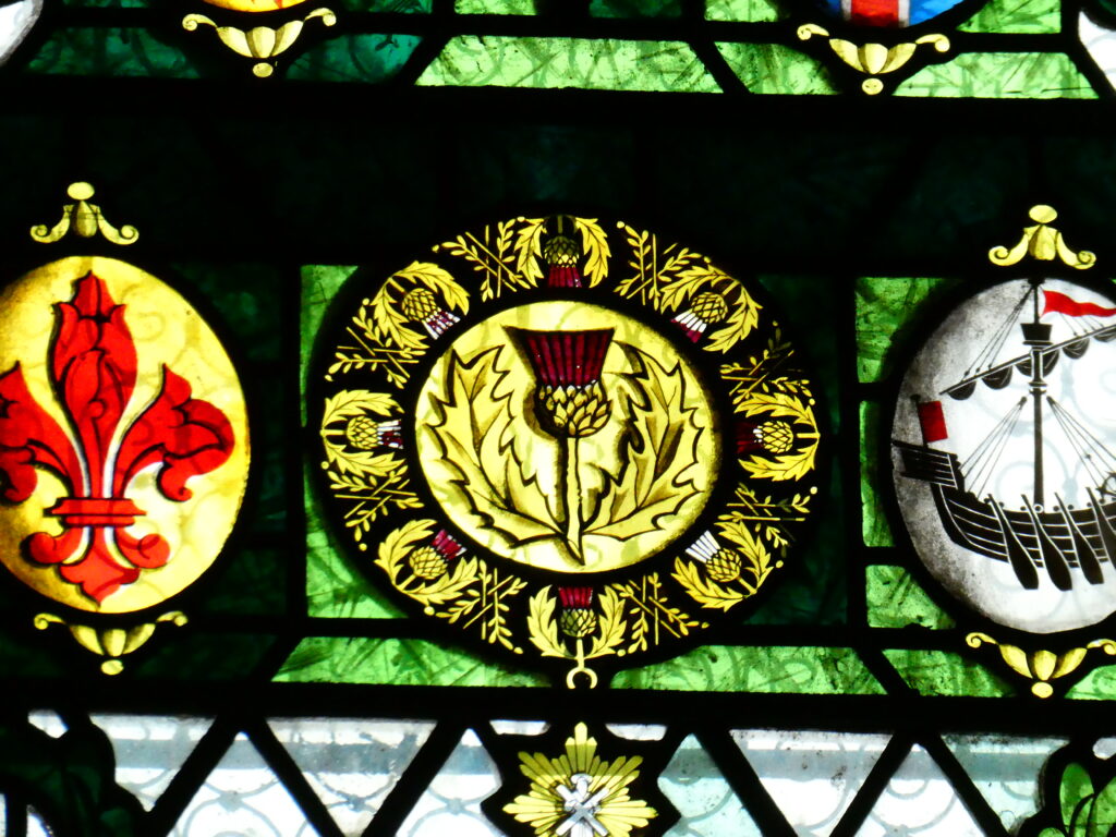 Stained glass, Glasgow Cathedral 

(image taken by author) 